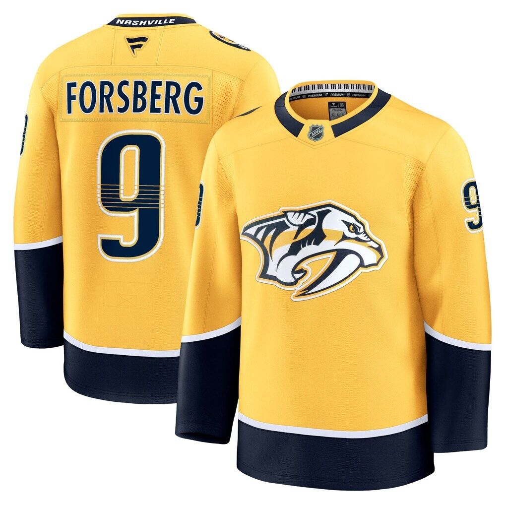 Filip Forsberg Nashville Predators Fashion7 Home Premium Jersey