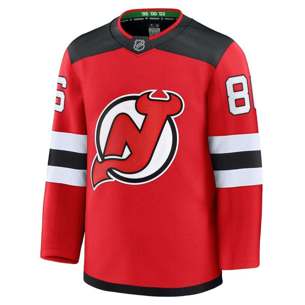 Jack Hughes New Jersey Devils Fashion7 Away Premium Jersey
