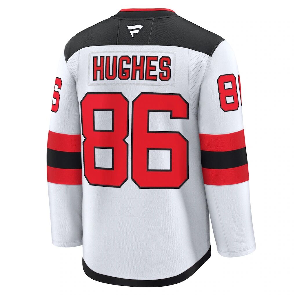 Jack Hughes New Jersey Devils Fashion7 Away Premium Jersey