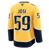 Roman Josi Nashville Predators Fashion7 Home Premium Jersey - Yellow - Detail View