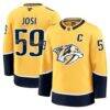 Roman Josi Nashville Predators Fashion7 Home Premium Jersey - Yellow - Front View