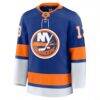 Mathew Barzal New York Islanders Fashion7 Home Premium Jersey - - Side View