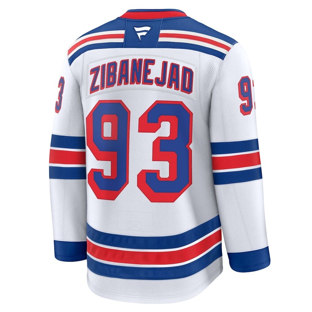 Mika Zibanejad New York Rangers Fashion7 Away Premium Jersey