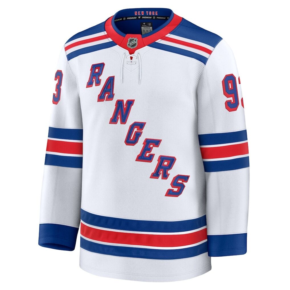 Mika Zibanejad New York Rangers Fashion7 Away Premium Jersey