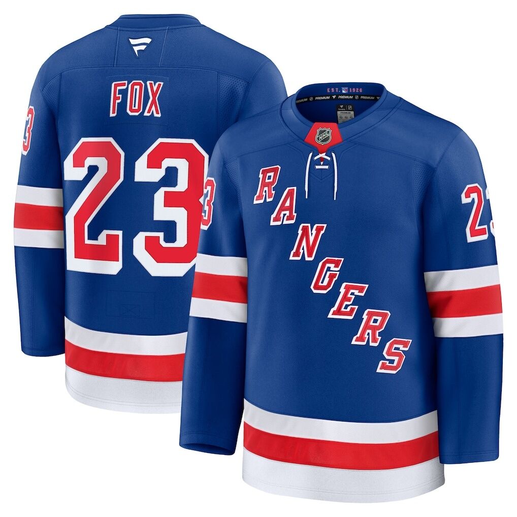 Adam Fox New York Rangers Fashion7 Home Premium Jersey