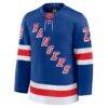 Adam Fox New York Rangers Fashion7 Home Premium Jersey - Blue - Side View
