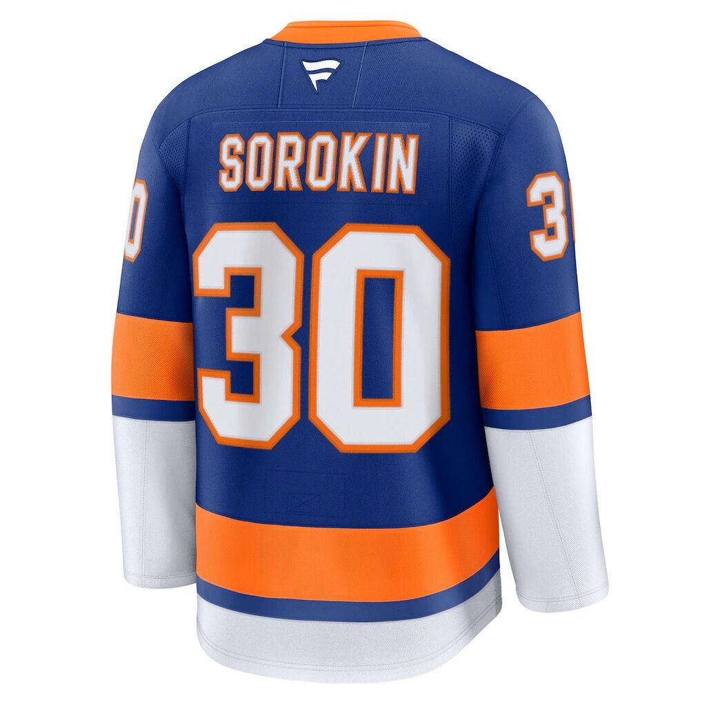 Ilya Sorokin New York Islanders Fashion7 Home Premium Jersey - Royal