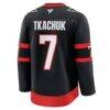 Brady Tkachuk Ottawa Senators Fashion7 Home Premium Jersey - Black - Detail View