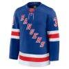 Igor Shesterkin New York Rangers Fashion7 Alternate Premium Jersey - Blue - Side View