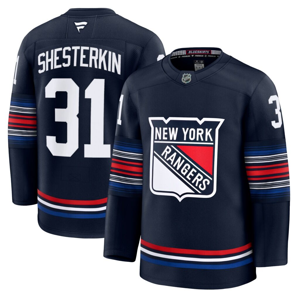 Igor Shesterkin New York Rangers Fashion7 Alternate Premium Jersey