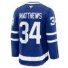 Auston Matthews Toronto Maple Leafs Fashion7 Home Premium Jersey - Blue - Detail View