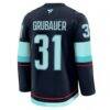 Philipp Grubauer Seattle Kraken Fashion7 Home Premium Jersey - - Detail View