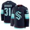 Philipp Grubauer Seattle Kraken Fashion7 Home Premium Jersey - - Front View