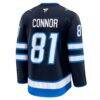 Kyle Connor Winnipeg Jets Fashion7 Home Premium Jersey - Navy - Detail View