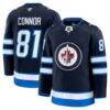 Kyle Connor Winnipeg Jets Fashion7 Home Premium Jersey - Navy - Front View
