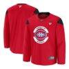 Montreal Canadiens Fashion7 Practice Jersey - Red - Front View
