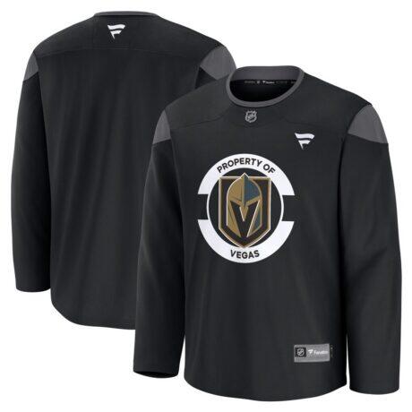 Vegas Golden Knights Fashion7 Practice Jersey - Black - Front View