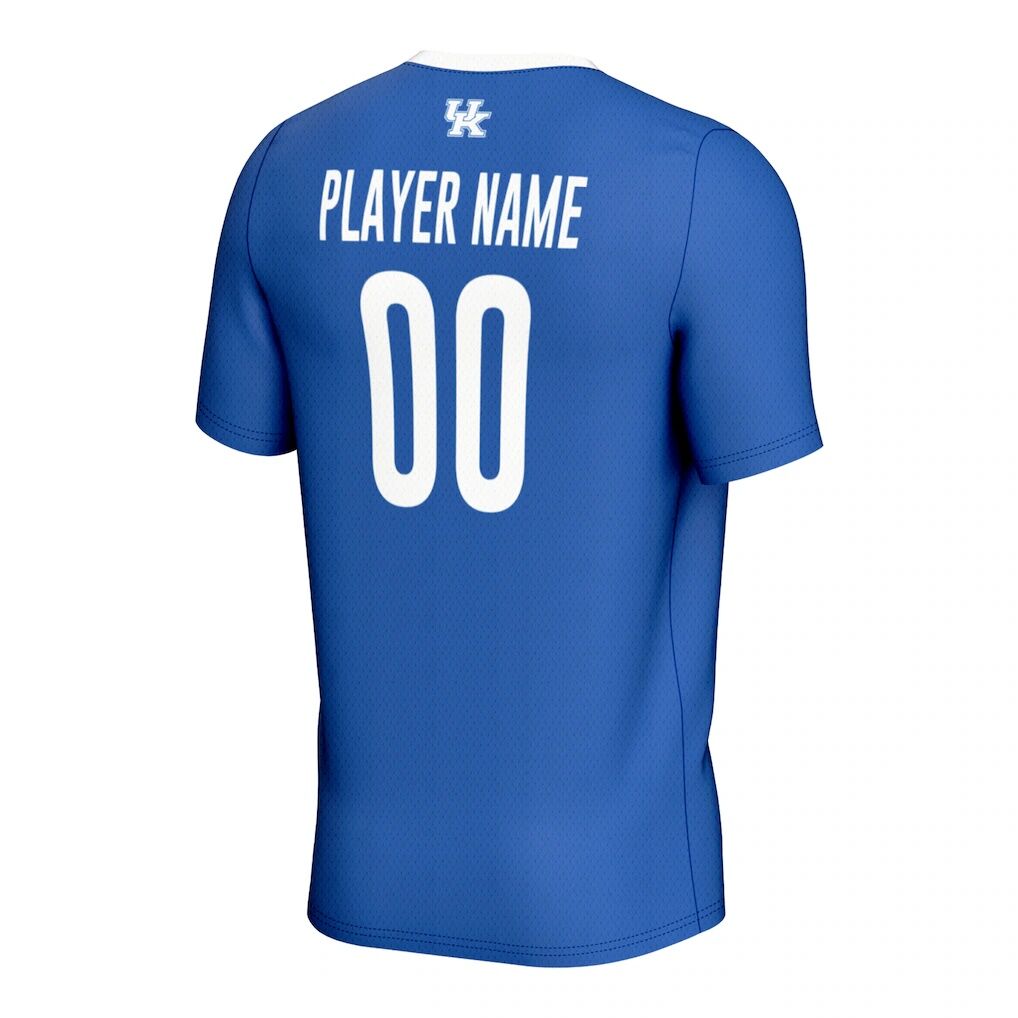 Kentucky Wildcats GameDay Greats Unisex Pick-A-Player NIL Men's Soccer Jersey - Royal