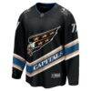 TJ Oshie Washington Capitals Fashion7 50th Anniversary Breakaway Jersey - Black - Side View