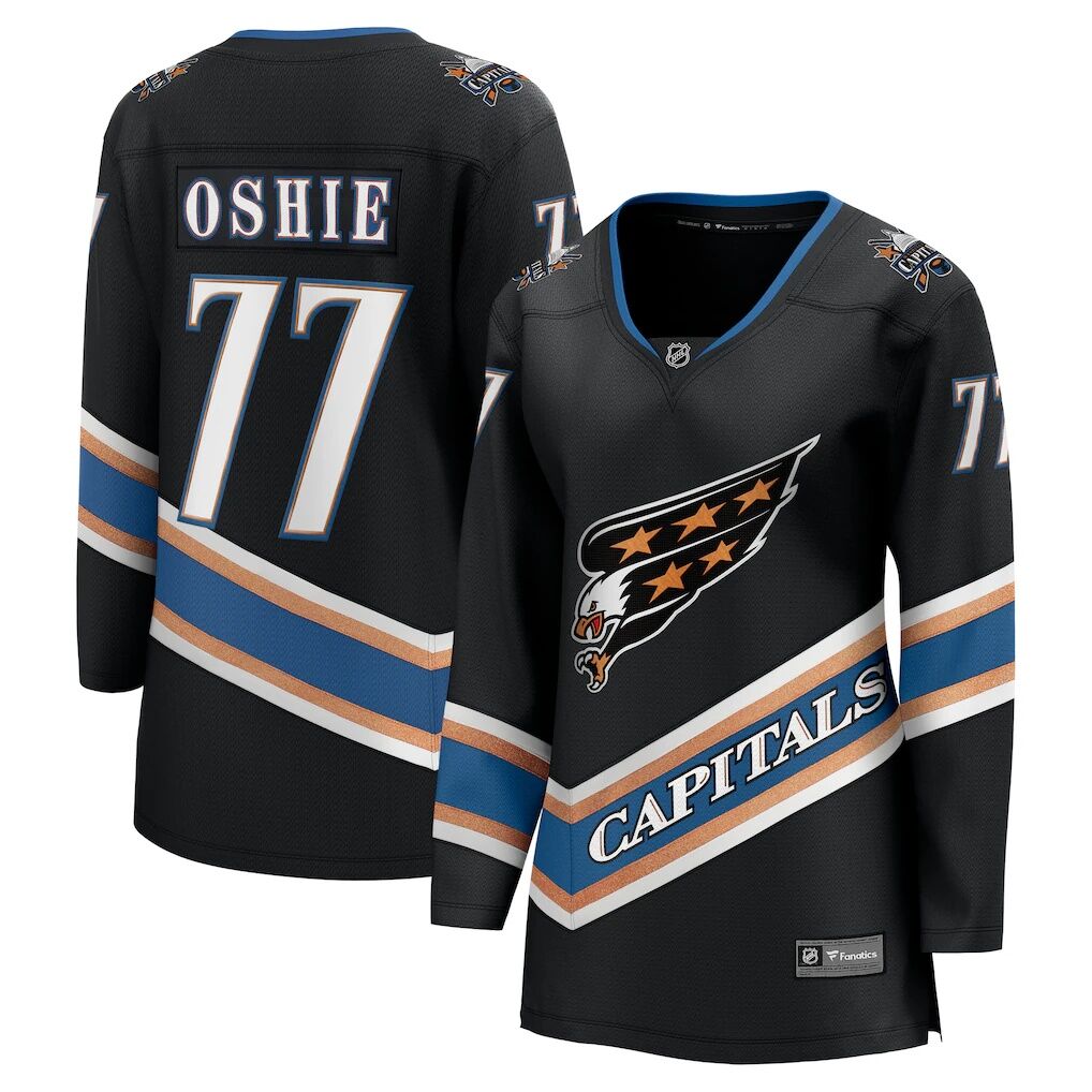 TJ Oshie Washington Capitals Fashion7 Women's 50th Anniversary Breakaway Jersey