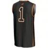 #1 Bucknell Bison GameDay Greats Lightweight Basketball Fashion Jersey - Black - Detail View