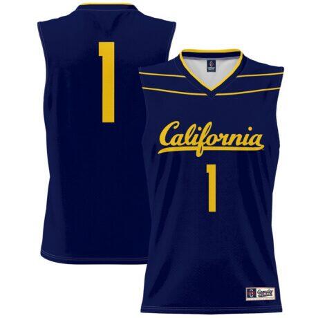 #1 Cal Bears GameDay Greats Lightweight Basketball Fashion Jersey - Navy - Front View