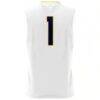 #1 Cal Bears GameDay Greats Youth Lightweight Basketball Fashion Jersey - White - Detail View