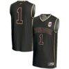 Charleston Cougars GameDay Greats Youth #1 Basketball Jersey - Black - Front View