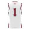 #1 Arkansas Razorbacks GameDay Greats Lightweight Basketball Jersey - White - Detail View