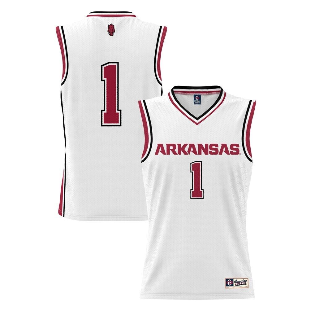 #1 Arkansas Razorbacks GameDay Greats Lightweight Basketball Jersey