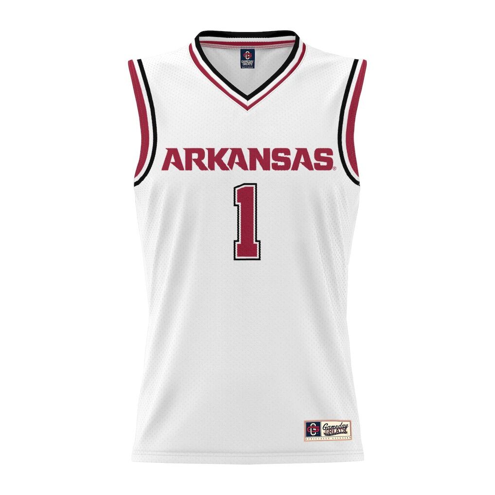 #1 Arkansas Razorbacks GameDay Greats Lightweight Basketball Jersey