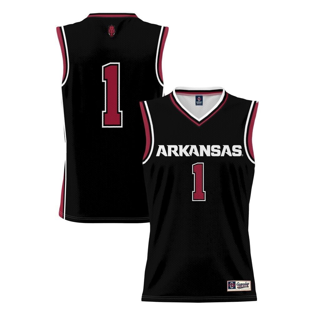 #1 Arkansas Razorbacks GameDay Greats Youth Lightweight Basketball Jersey