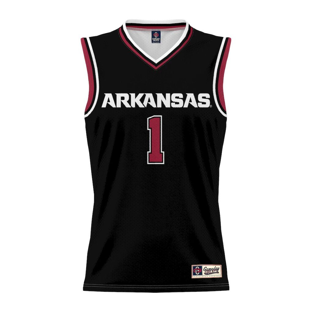 #1 Arkansas Razorbacks GameDay Greats Youth Lightweight Basketball Jersey