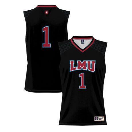 #1 Loyola Marymount Lions GameDay Greats Youth Lightweight Basketball Jersey - Black - Front View