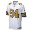 Cameron Jordan New Orleans Saints Nike Alternate Game Jersey - White - Side View