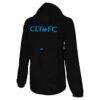 Charlotte FC Stadium Essentials Compete Quarter-Zip Hoodie Jacket - Black - Detail View