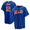 Francisco Lindor New York Mets Nike Big & Tall Alternate Replica Player Jersey - - Front View