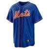 Francisco Lindor New York Mets Nike Big & Tall Alternate Replica Player Jersey - - Side View