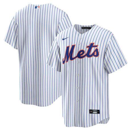 New York Mets Nike Home Big & Tall Replica Jersey - White - Front View