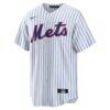 New York Mets Nike Home Big & Tall Replica Jersey - White - Side View