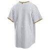 San Diego Padres Nike Home Big & Tall Replica Jersey - White - Detail View