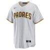 San Diego Padres Nike Home Big & Tall Replica Jersey - White - Side View