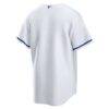 Kansas City Royals Nike Home Big & Tall Replica Jersey - White - Detail View