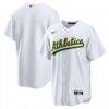 Athletics Nike Home Big & Tall Replica Jersey - White - Front View