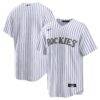 Colorado Rockies Nike Home Big & Tall Replica Jersey - White - Front View