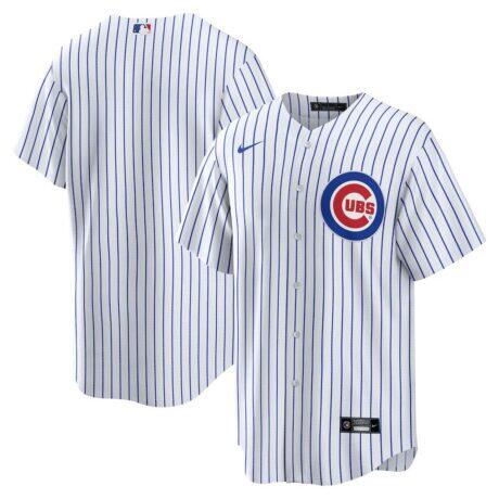 Chicago Cubs Nike Home Big & Tall Replica Jersey - White - Front View