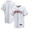 Los Angeles Angels Nike Home Big & Tall Replica Jersey - White - Front View