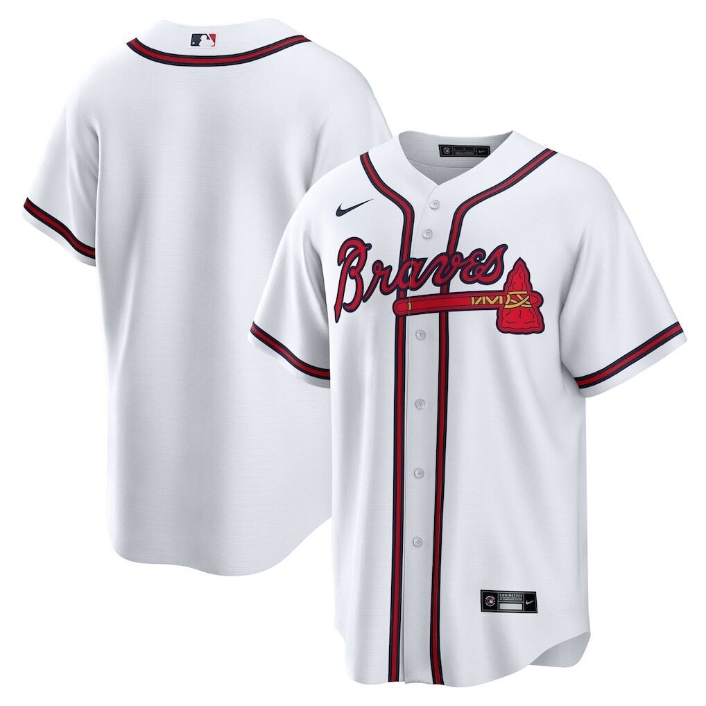 Atlanta Braves Nike Home Big & Tall Replica Jersey