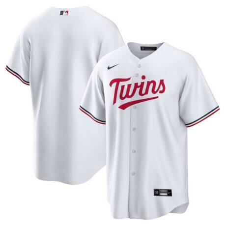 Minnesota Twins Nike Home Big & Tall Replica Jersey - White - Front View