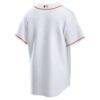 Houston Astros Nike Home Big & Tall Replica Jersey - White - Detail View
